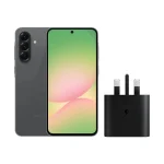 گوشی موبایل سامسونگ مدل Galaxy A56 حافظه 128 گیگابایت و رم 8 • ویتنام+شارژر سامسونگ 25 واتی مدل (سه شاخه‌ای)