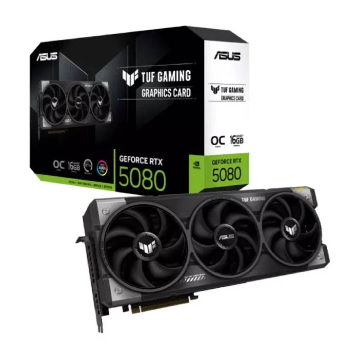 11-11-15 کارت گرافیک مدل ASUS TUF Gaming GeForce RTX 5080 OC Edition 16GB GDDR7 - تصویر 1