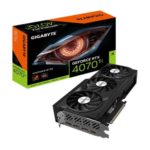 کارت گرافیک Gigabyte GeForce RTX 4070 Ti WINDFORCE OC 12G