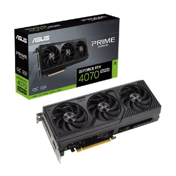 کارت گرافیک ASUS PRIME GeForce RTX 4070 SUPER OC Edition 12GB