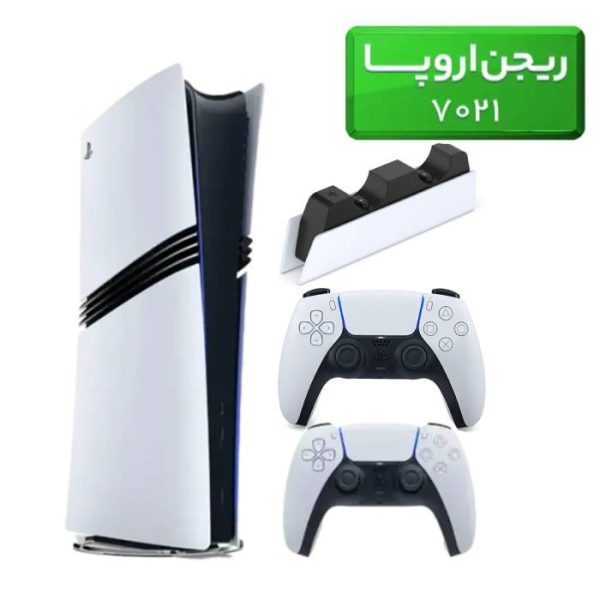 پلی استیشن 5 پرو ( PS5 Pro ) ریجن اروپا 7021 +دسته سفید+استند شارژ