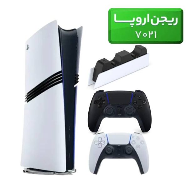 پلی استیشن 5 پرو ( PS5 Pro ) ریجن اروپا 7021 +دسته مشکی+استند شارژ