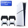 پلی استیشن 5 اسلیم ( PS5 Slim ) دیجیتال ریجن اروپا 2016 + دسته سفید + 2 دسته مشکی