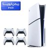 پلی استیشن 5 اسلیم ( PS5 Slim ) دیسک خور ریجن اروپا 2016 + 3 دسته سفید