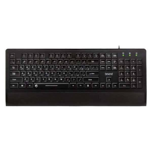 کیبورد باسیم گیمینگ بیاند مدل BK-7210 BackLight White