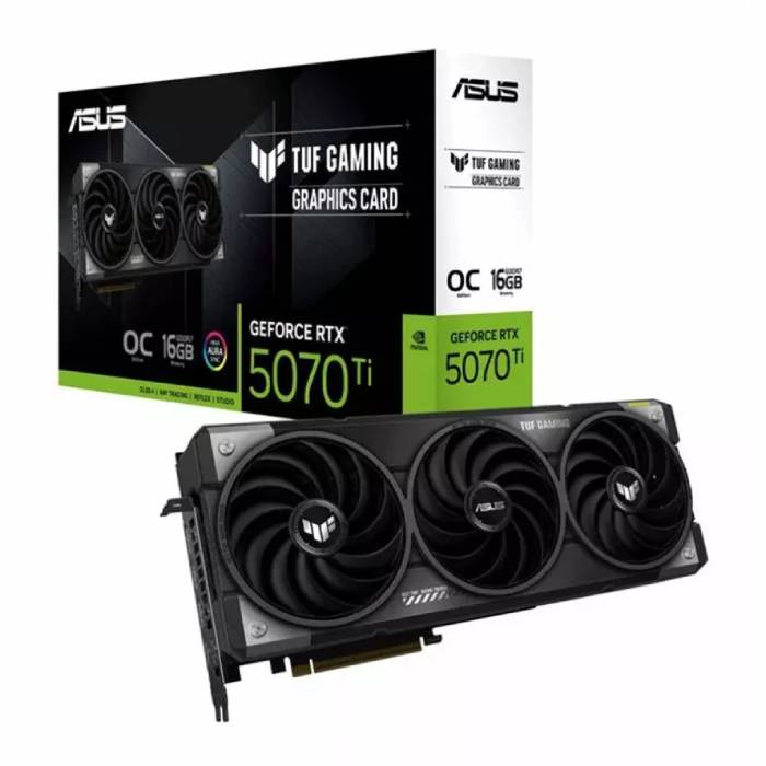 11-86-1 کارت گرافیک مدل ASUS TUF Gaming GeForce RTX 5070 Ti 16GB GDDR7 OC Edition - تصویر 1