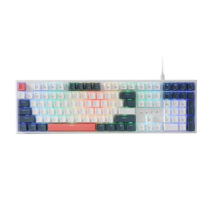 11-95-1 کیبورد باسیم گیمینگ ردراگون مدل Trundle K668 WBO RGB - تصویر 1