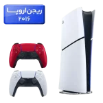 پلی استیشن 5 اسلیم ( PS5 Slim ) دیجیتال ریجن اروپا 2016 + دسته قرمز متالیک