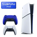 پلی استیشن 5 اسلیم ( PS5 Slim ) دیجیتال ریجن اروپا 2016 + دسته آبی متالیک