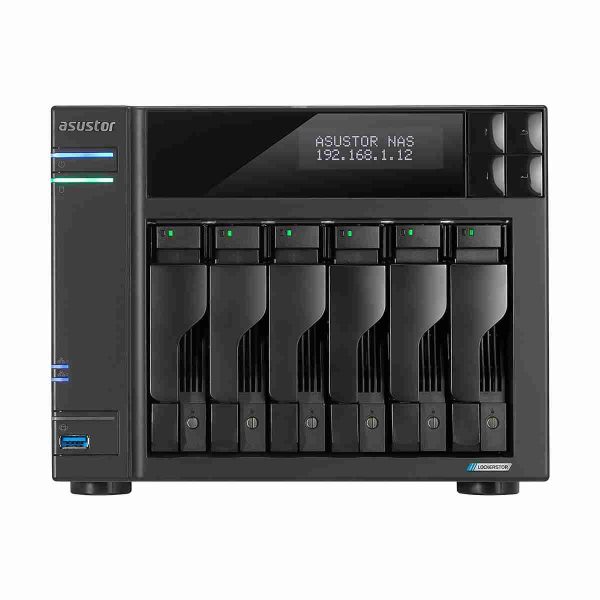 ذخیره ساز تحت شبکه ایسوستور مدل LOCKERSTOR 6 Gen2 AS6706T 6 bay Tower