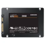 SSD اینترنال سامسونگ مدل EVO 870 SATA با ظرفیت 250 گیگابایت