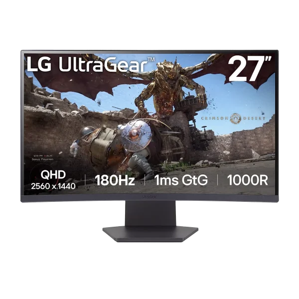 مانیتور ال جی 27 اینچ مدل UltraGear 27GS60QC-B