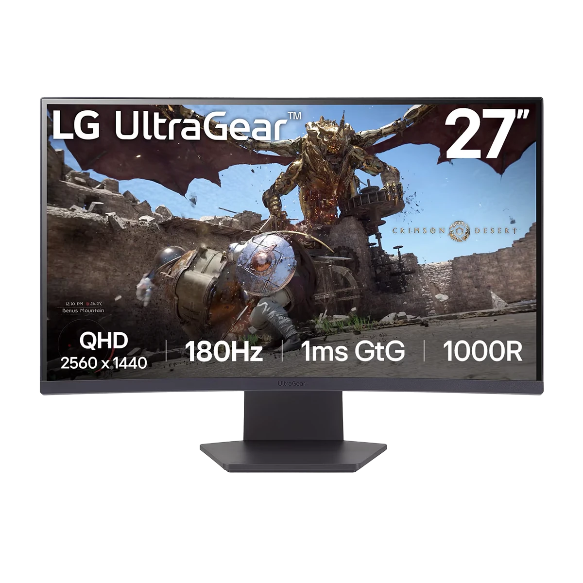 27GS60QC.opti_ مانیتور ال جی 27 اینچ مدل UltraGear 27GS60QC-B - تصویر 1