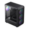 کیس گیمینگ گیم دیاس مدل Forge AB Black - تصویر 2