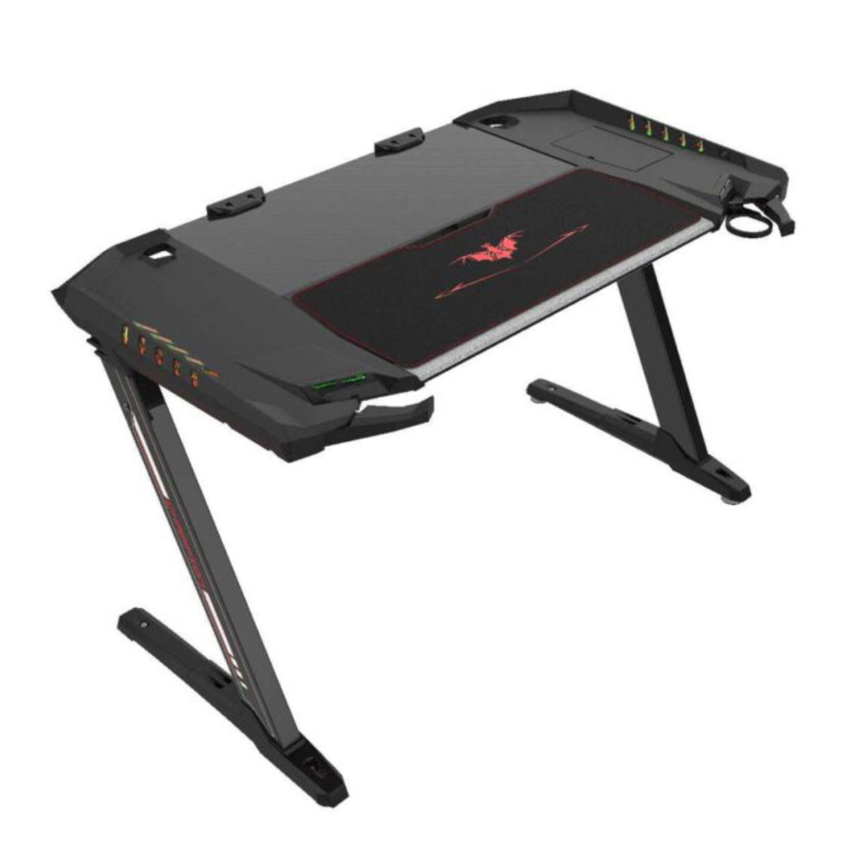 33-1-44-2 میز گیمینگ یوریکا مدل Ergonomic Z2BK-V3 E- RGB - تصویر 1