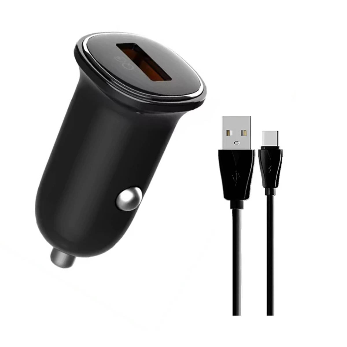 33-1-81-3 شارژر فندکی الدینیو مدل C105 به همراه کابل USB-C - تصویر 1