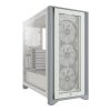 کیس گیم کورسیر مدل 4000X RGB TG White - تصویر 4