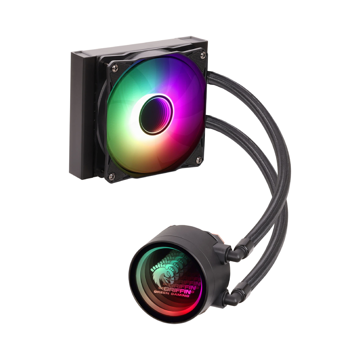 33-11-22-3 فن CPU گرین مدل GLACIER 120 ECO-ARGB - تصویر 1