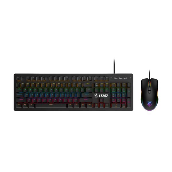 کیبورد و ماوس باسیم گیمینگ ام اس آی مدل FORGE GK300 COMBO