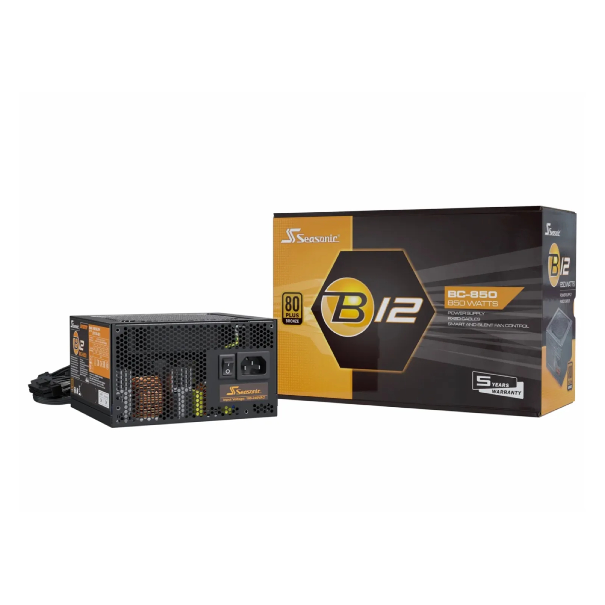 33-12-50-1 پاور سی سونیک 850 وات مدل B12 BC 850W Bronze - تصویر 1