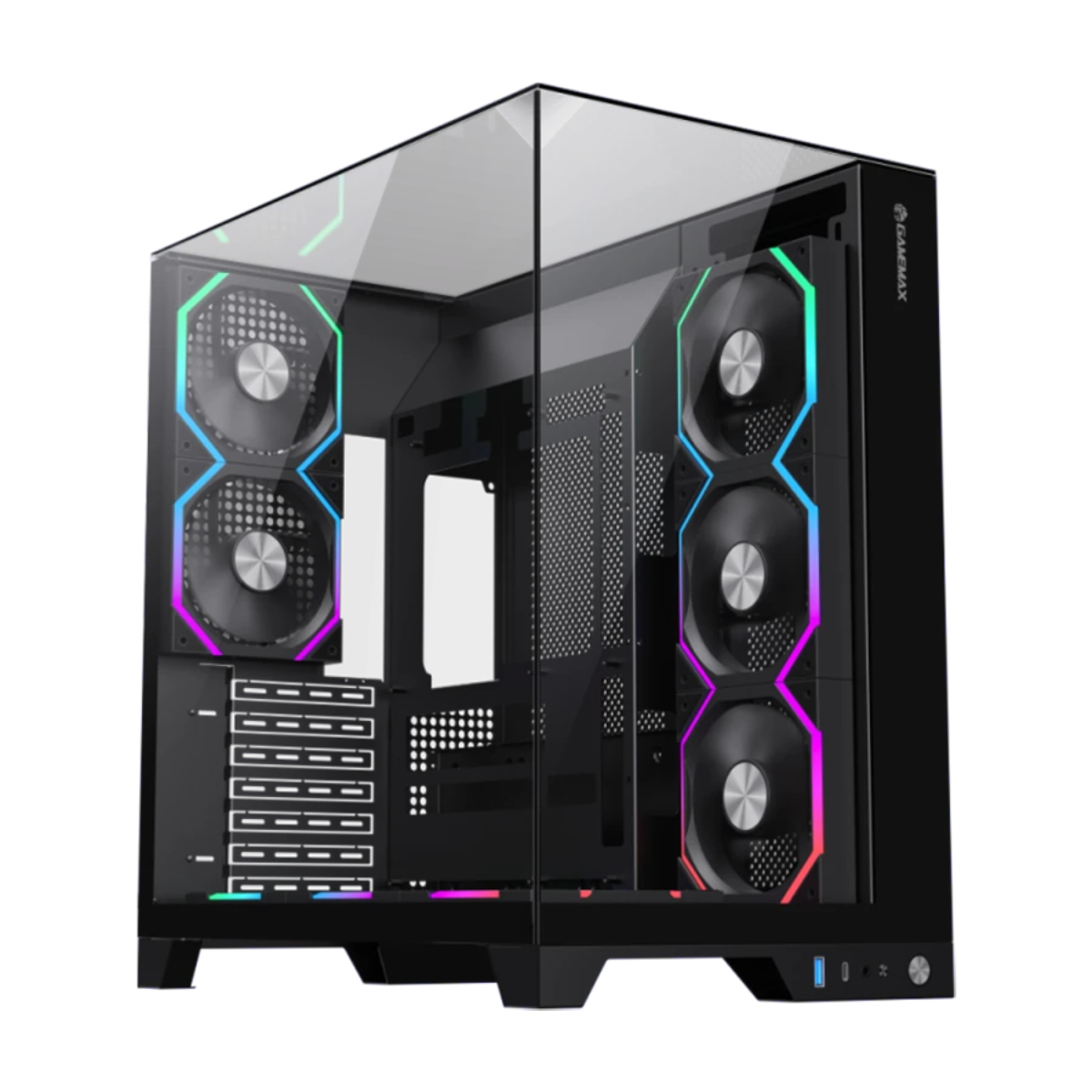 33-12-71-1 کیس گیمینگ گیم دیاس مدل Infinity Pro BK - تصویر 1