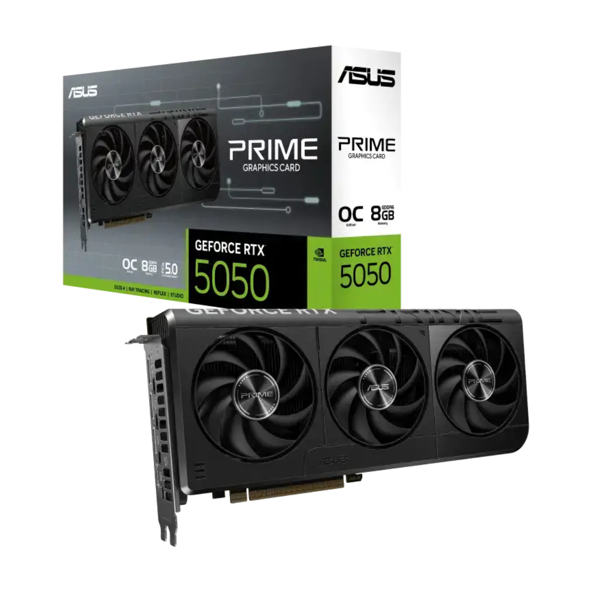 33-13-23-2 کارت گرافیک ASUS Prime GeForce RTX 5050 OC Edition 8GB GDDR6 - تصویر 1