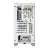 کیس گیم کورسیر مدل 4000X RGB TG White - تصویر 7