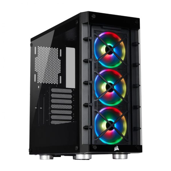 کیس گیم کورسیر مدل iCUE 465X RGB Black