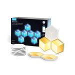 پنل روشنایی هوشمند 7 عددی گووی مدل Glide Hexagon Light Panels Ultra H606A