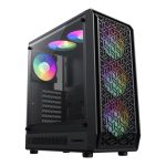کیس گیمینگ گیم دیاس مدل Forge AB Black