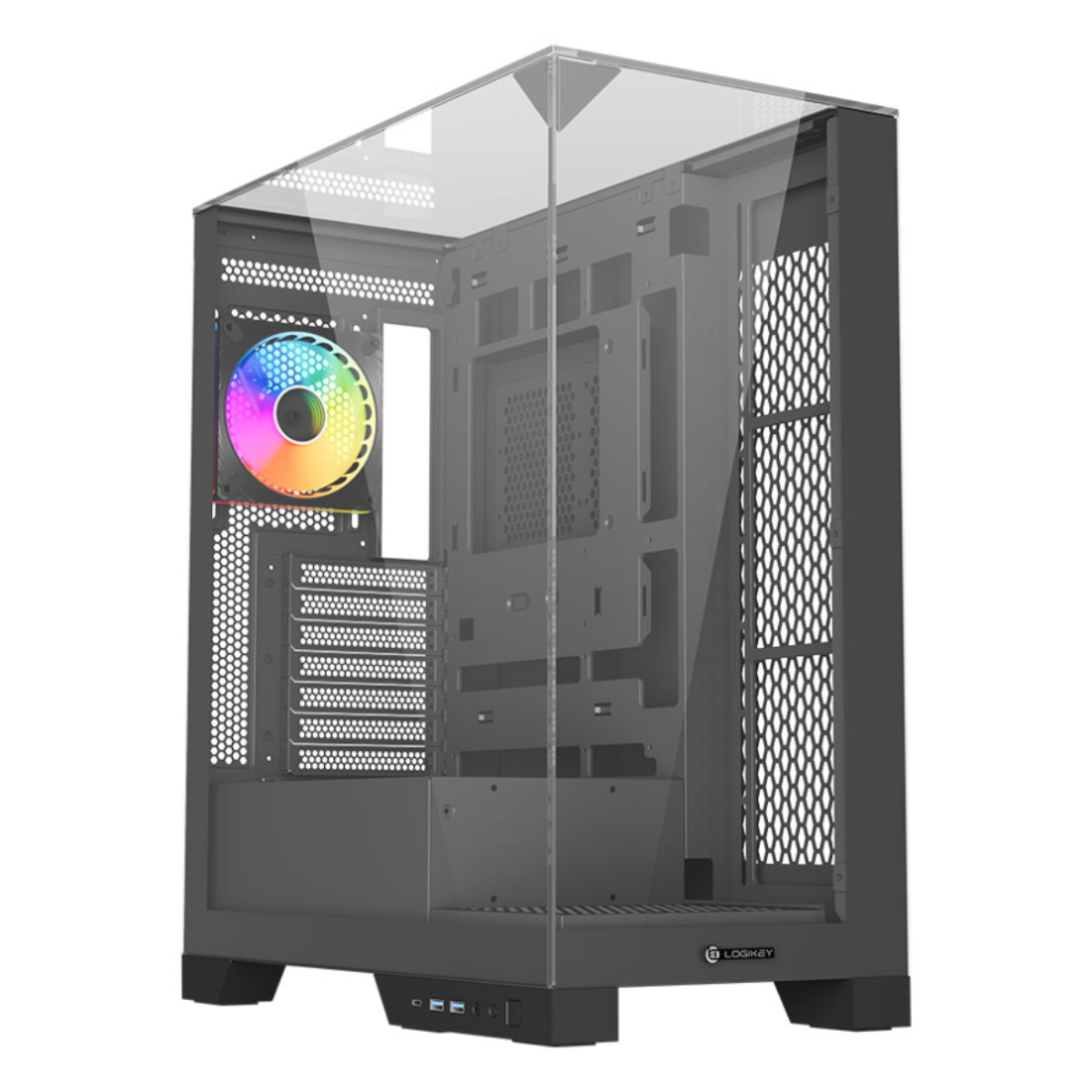 33-162-2 کیس گیمینگ لاجیکی مدل C511B - تصویر 1