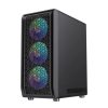 کیس گیمینگ گیم دیاس مدل Forge AB Black - تصویر 3