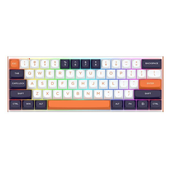 کیبورد بی سیم گیمینگ ردراگون مدل Fidd K683WBO RGB