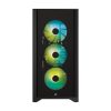 کیس گیم کورسیر مدل 4000X RGB TG Black - تصویر 3