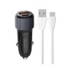 شارژر فندکی الدینیو مدل C510Q به همراه کابل USB-C