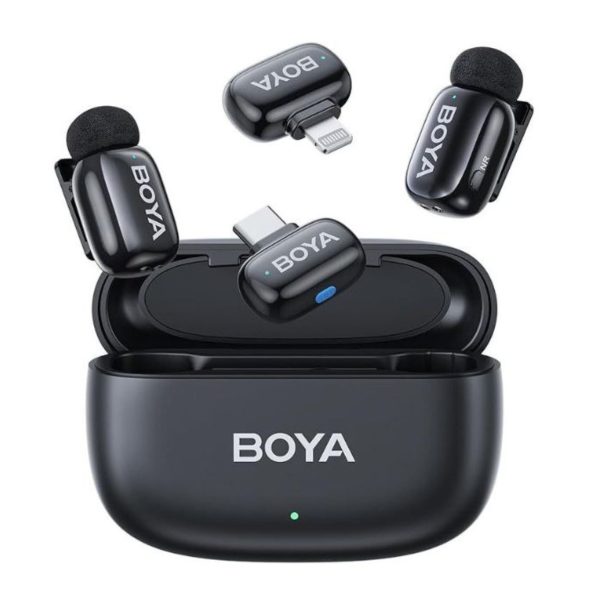 میکروفون بیسیم یقه ای بویا مدل Mini 12 Combo