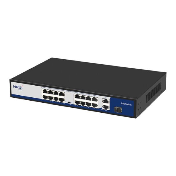 سوییچ 16 پورت HRUI مدل POE HR901-AF-1621GS-300