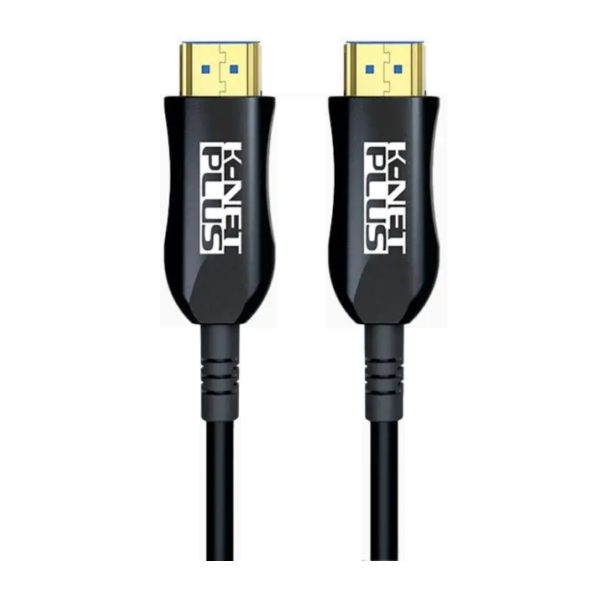 کابل 2.0 HDMI فیبر نوری کی نت پلاس 60 متری مدل KP-CHAOC600
