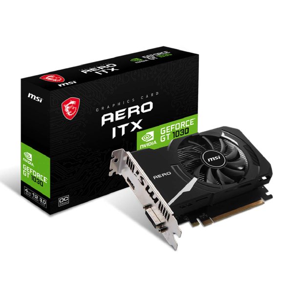کارت گرافیک (4GB) GeForce GT 1030 AERO ITX 4GD4 OC