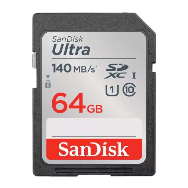 کارت حافظه SD سن دیسک مدل Ultra ظرفیت 64 گیگابایت