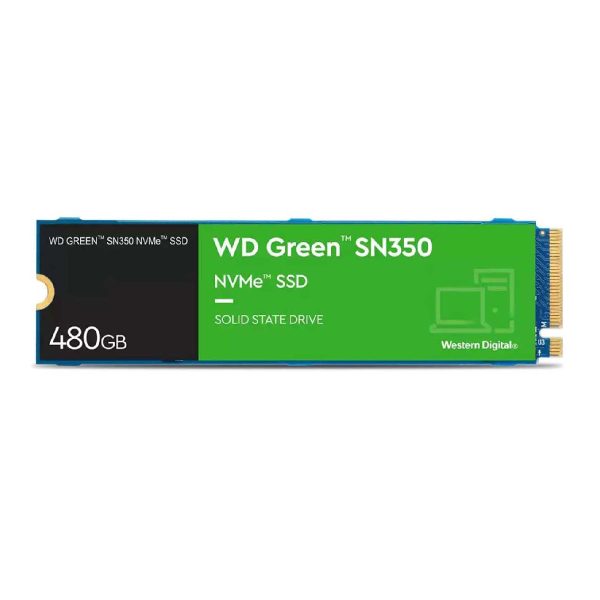 SSD اینترنال وسترن دیجیتال مدل GREEN SN350 با ظرفیت 480 گیگابایت