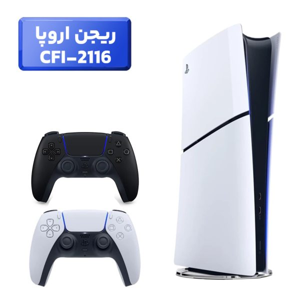 پلی استیشن 5 اسلیم ( PS5 Slim ) دیجیتال ریجن اروپا CFI-2116 + دسته مشکی