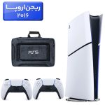 پلی استیشن 5 اسلیم ( PS5 Slim ) دیجیتال ریجن اروپا 2016 + کیف 3D NAKHL مشکی + دسته سفید