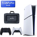 پلی استیشن 5 اسلیم ( PS5 Slim ) دیجیتال ریجن اروپا 2016 + کیف 3D NAKHL مشکی + دسته مشکی