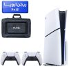 پلی استیشن 5 اسلیم ( PS5 Slim ) دیسک خور ریجن اروپا 2016 + کیف 3D NAKHL مشکی + دسته سفید