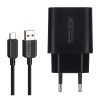 شارژر اوی 20 وات مدل PD60-EU + کابل تبدیل USB به USB-C ارلدام فست شارژ مدل EC-183C