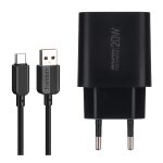 شارژر اوی 20 وات مدل PD60-EU + کابل تبدیل USB به USB-C ارلدام فست شارژ مدل EC-183C