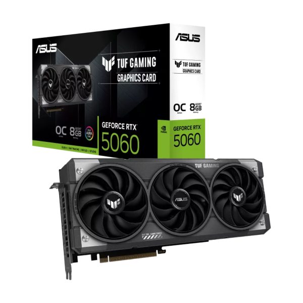 کارت گرافیک ASUS TUF Gaming GeForce RTX 5060 8GB GDDR7 OC Edition