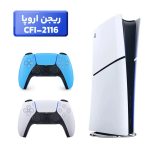 پلی استیشن 5 اسلیم ( PS5 Slim ) دیجیتال ریجن اروپا CFI-2116 + دسته آبی استارلایت