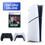 پلی استیشن 5 اسلیم ( PS5 Slim ) دیجیتال ریجن اروپا CFI-2116 + بازی FC26 + دسته مشکی